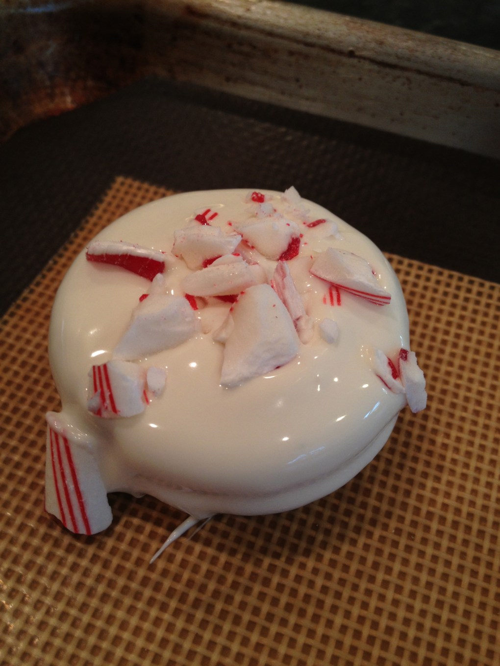 Gluten Free White Chocolate Dipped Candy Cane Cookies