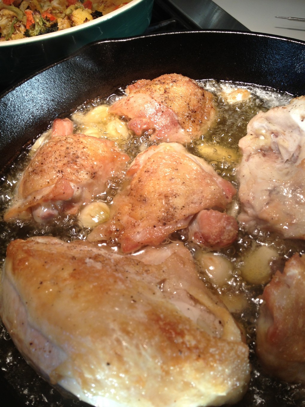 Oil Braised Garlic Chicken